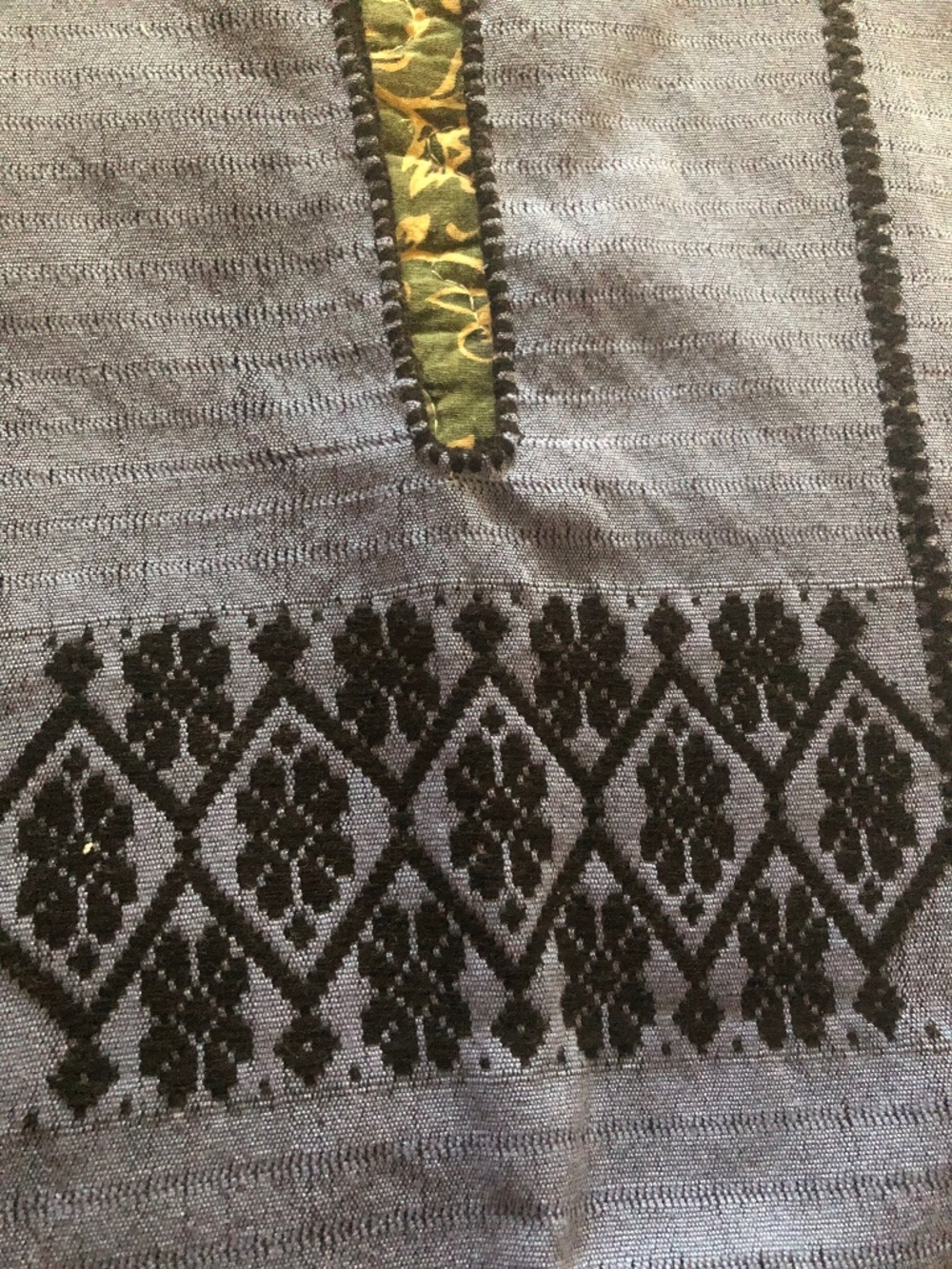 Hand embroidered top